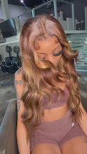Load and play video in Gallery viewer, 13X4 Highlighted Frontal Wigs
